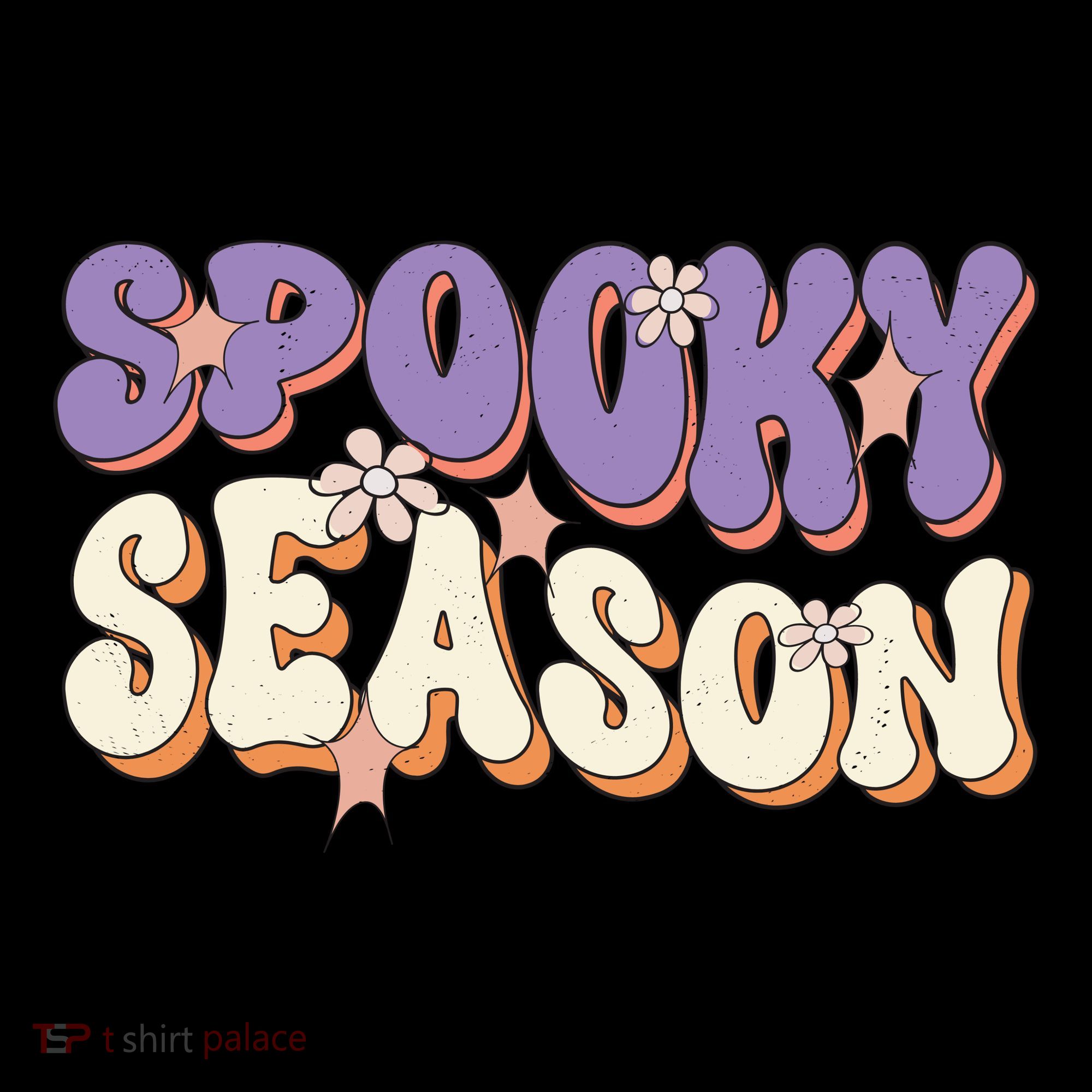 Spooky Season Halloween Groovy Retro Tank Top