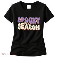 Spooky Season Halloween Groovy Retro Women's T-Shirt thumb 0