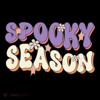 Spooky Season Halloween Groovy Retro Women's T-Shirt thumb 6