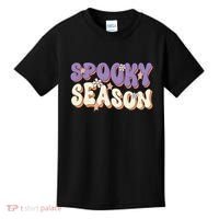 Spooky Season Halloween Groovy Retro Kids T-Shirt thumb 0