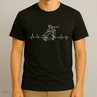 Skater Skateboarder Heartbeat Skateboard Skateboarding Gift T-Shirt thumb 3