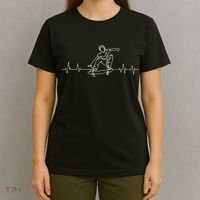 Skater Skateboarder Heartbeat Skateboard Skateboarding Gift T-Shirt thumb 4