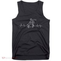 Skater Skateboarder Heartbeat Skateboard Skateboarding Gift Tank Top thumb 0