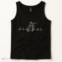 Skater Skateboarder Heartbeat Skateboard Skateboarding Gift Tank Top thumb 2