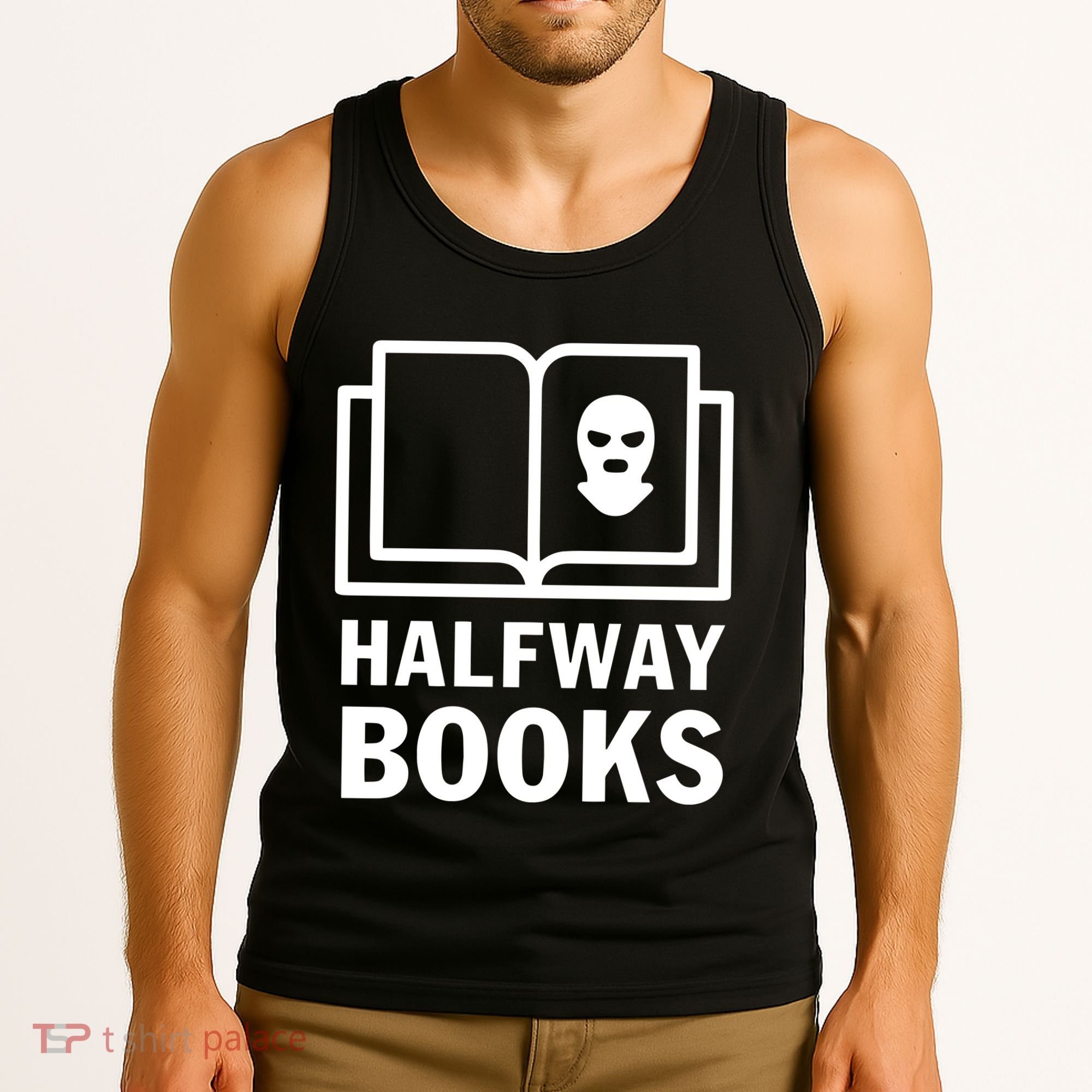 Shea Serrano Halfway Books Tank Top