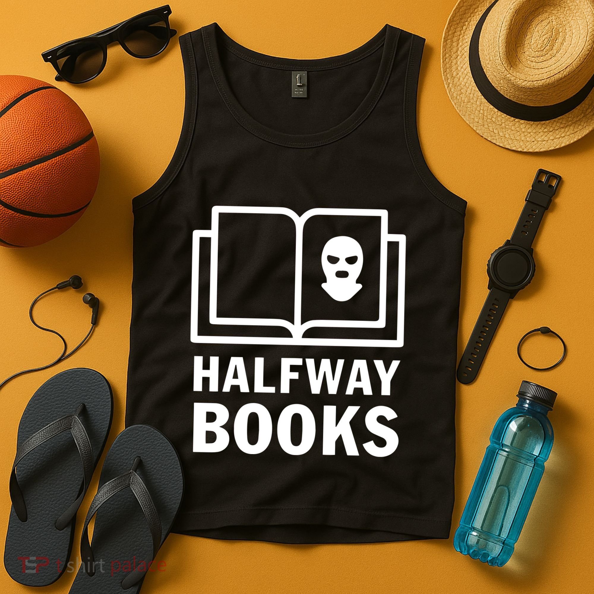 Shea Serrano Halfway Books Tank Top