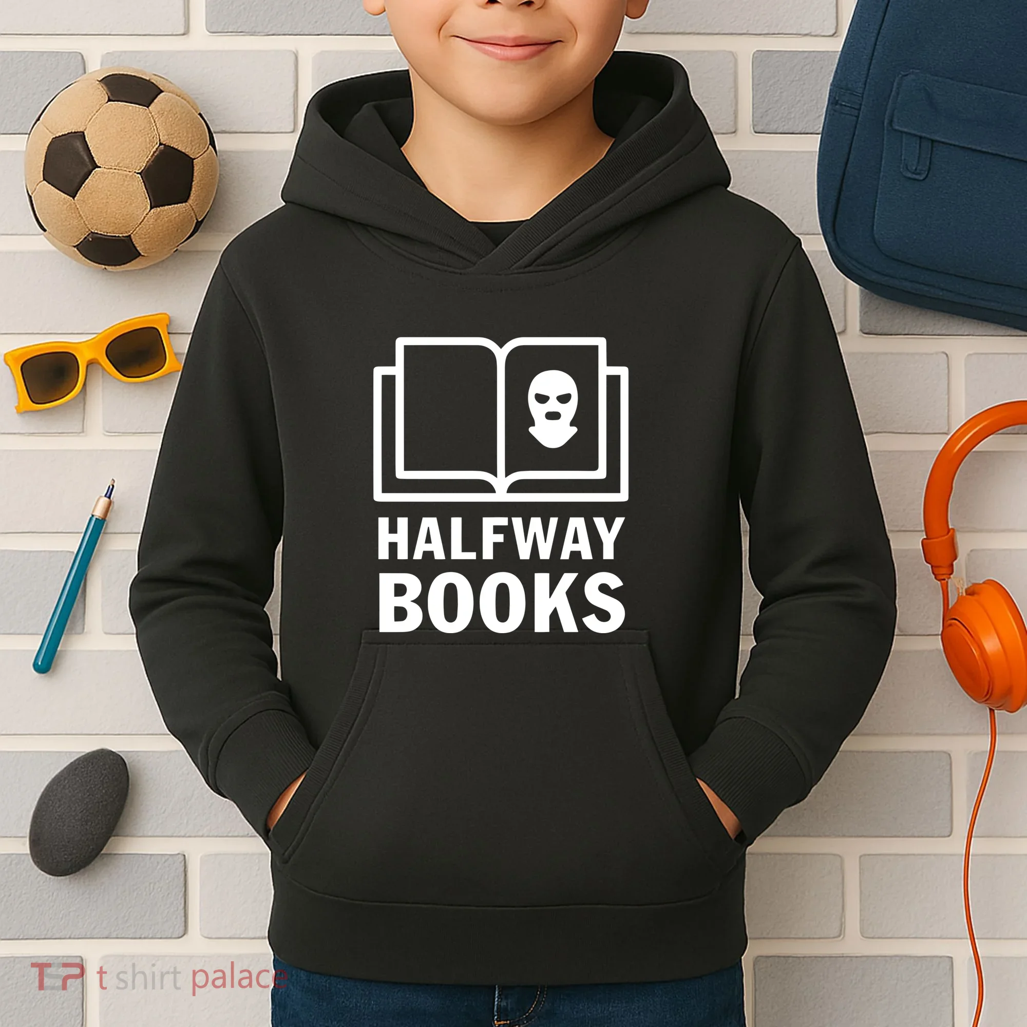 Shea Serrano Halfway Books Kids Hoodie