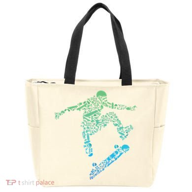 Skater Skateboarding Helmet Gear Skateboard Skateboarder Tote Bag