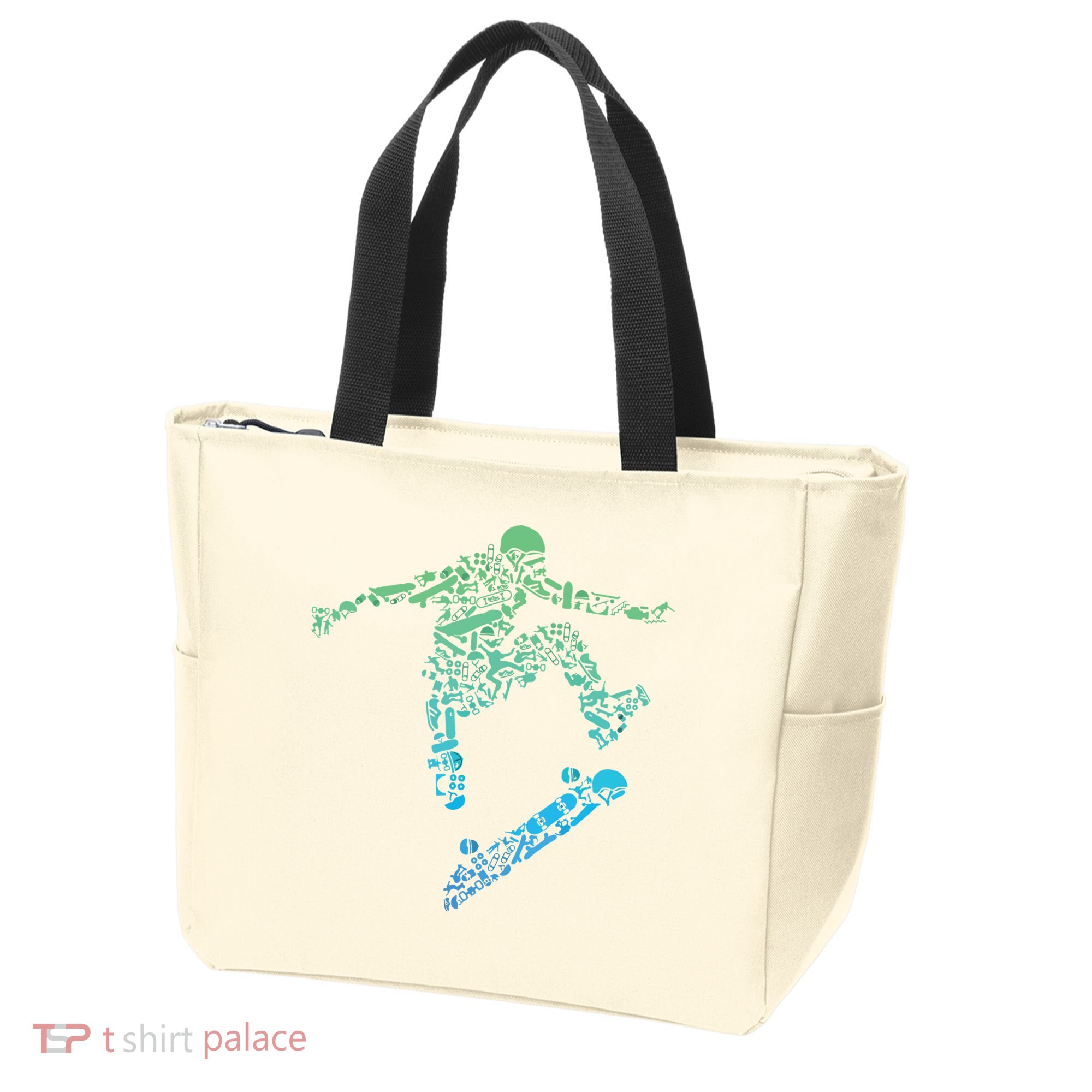 Skater Skateboarding Helmet Gear Skateboard Skateboarder Tote Bag