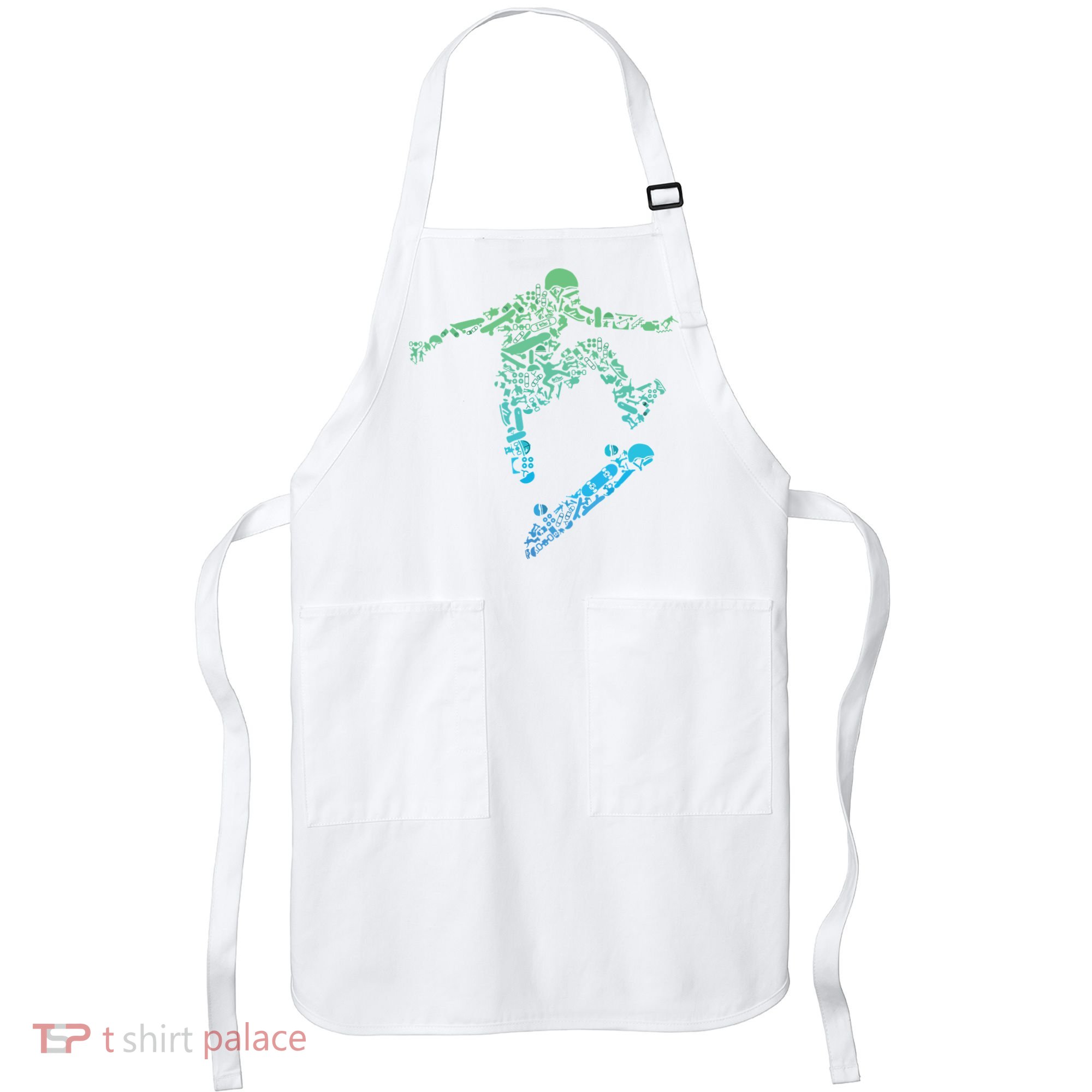 Skater Skateboarding Helmet Gear Skateboard Skateboarder Apron