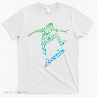 Skater Skateboarding Helmet Gear Skateboard Skateboarder T-Shirt