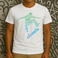 Skater Skateboarding Helmet Gear Skateboard Skateboarder T-Shirt thumb 3