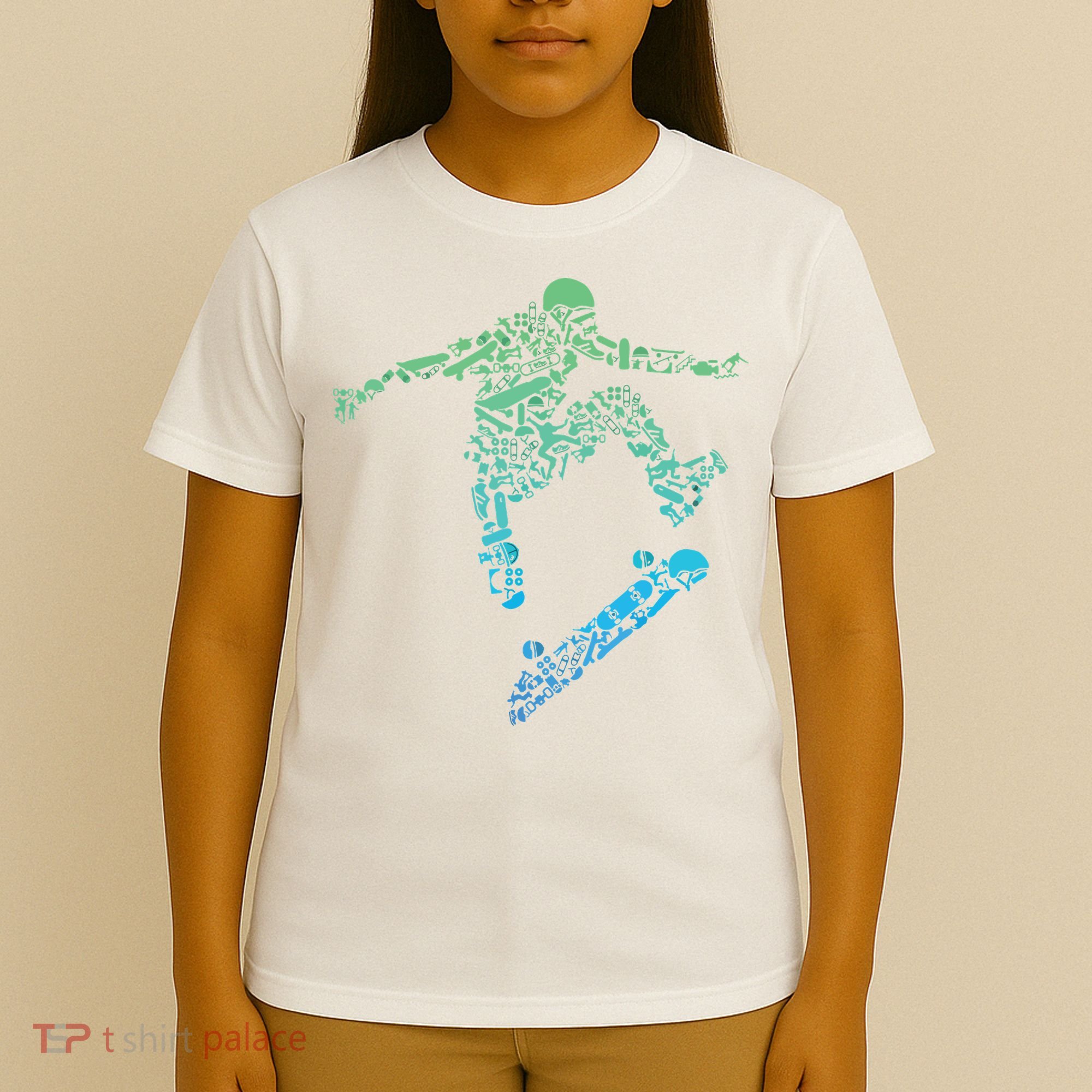 Skater Skateboarding Helmet Gear Skateboard Skateboarder T-Shirt