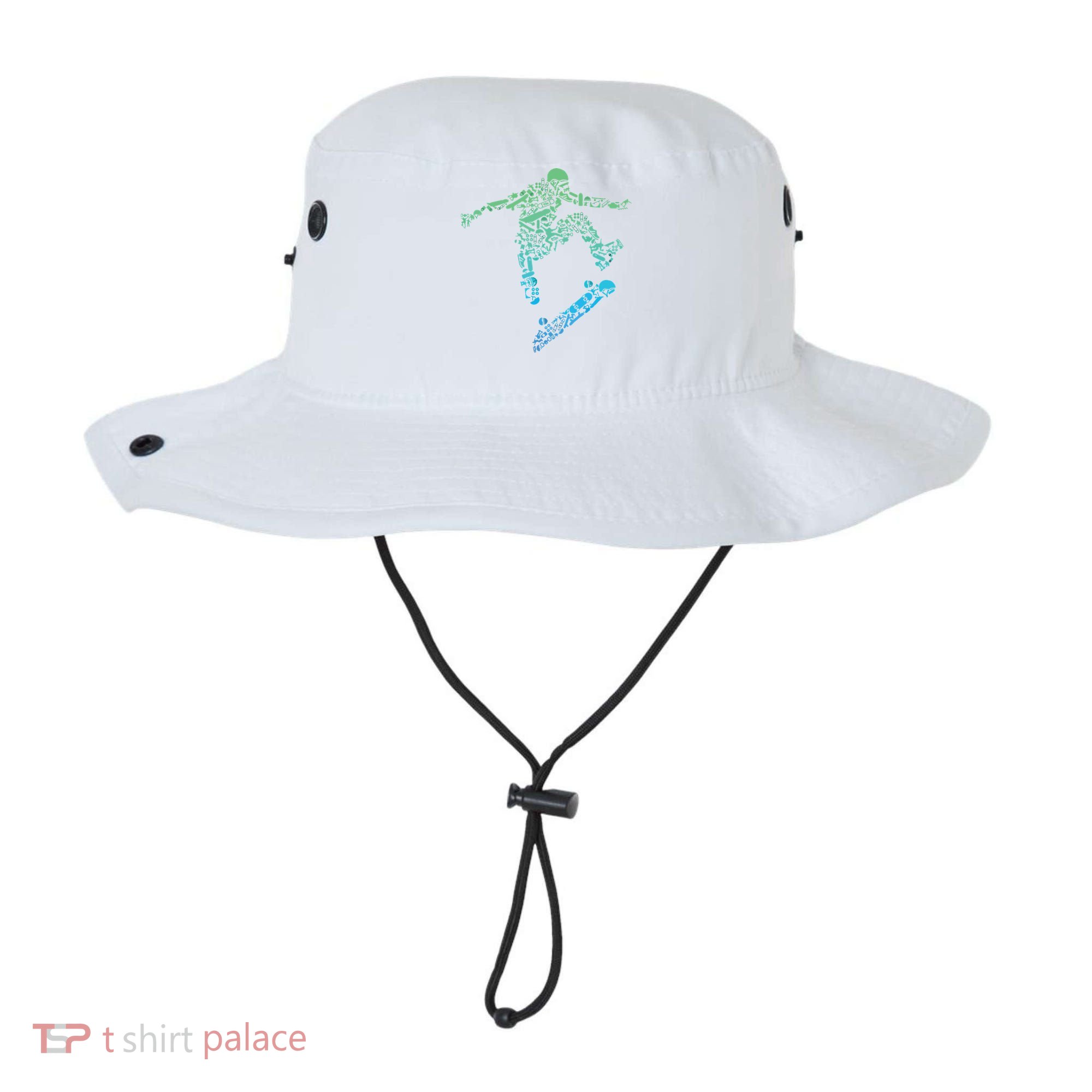 Skater Skateboarding Helmet Gear Skateboard Skateboarder Bucket Hat