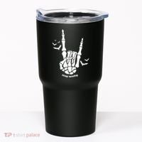Stay Spooky Halloween Rock Skeleton Tumbler thumb 0
