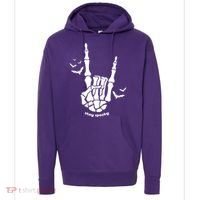 Stay Spooky Halloween Rock Skeleton Hoodie thumb 0