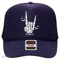 Stay Spooky Halloween Rock Skeleton Hat thumb 0