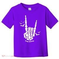 Stay Spooky Halloween Rock Skeleton Toddler T-Shirt thumb 0