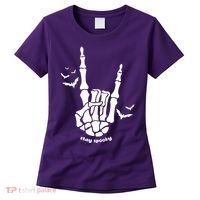 Stay Spooky Halloween Rock Skeleton Women's T-Shirt thumb 0