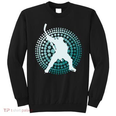 Slap Shot Hockey Lovers Spiral Design Sweatshirt