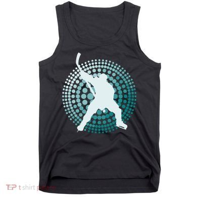 Slap Shot Hockey Lovers Spiral Design Tank Top