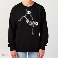 Soccer Skeleton Halloween Soccer Bicycle Kick Women's Sweatshirt thumb 0