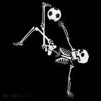 Soccer Skeleton Halloween Soccer Bicycle Kick Bucket Hat thumb 4