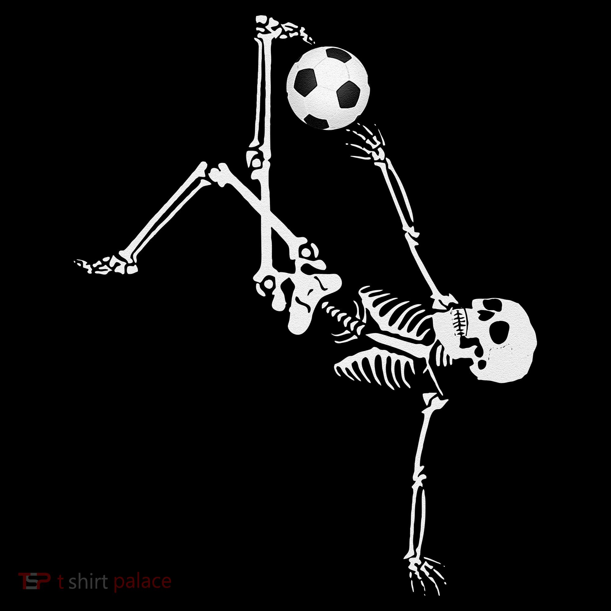 Soccer Skeleton Halloween Soccer Bicycle Kick Ornament