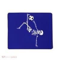 Soccer Skeleton Halloween Soccer Bicycle Kick Mousepad thumb 0