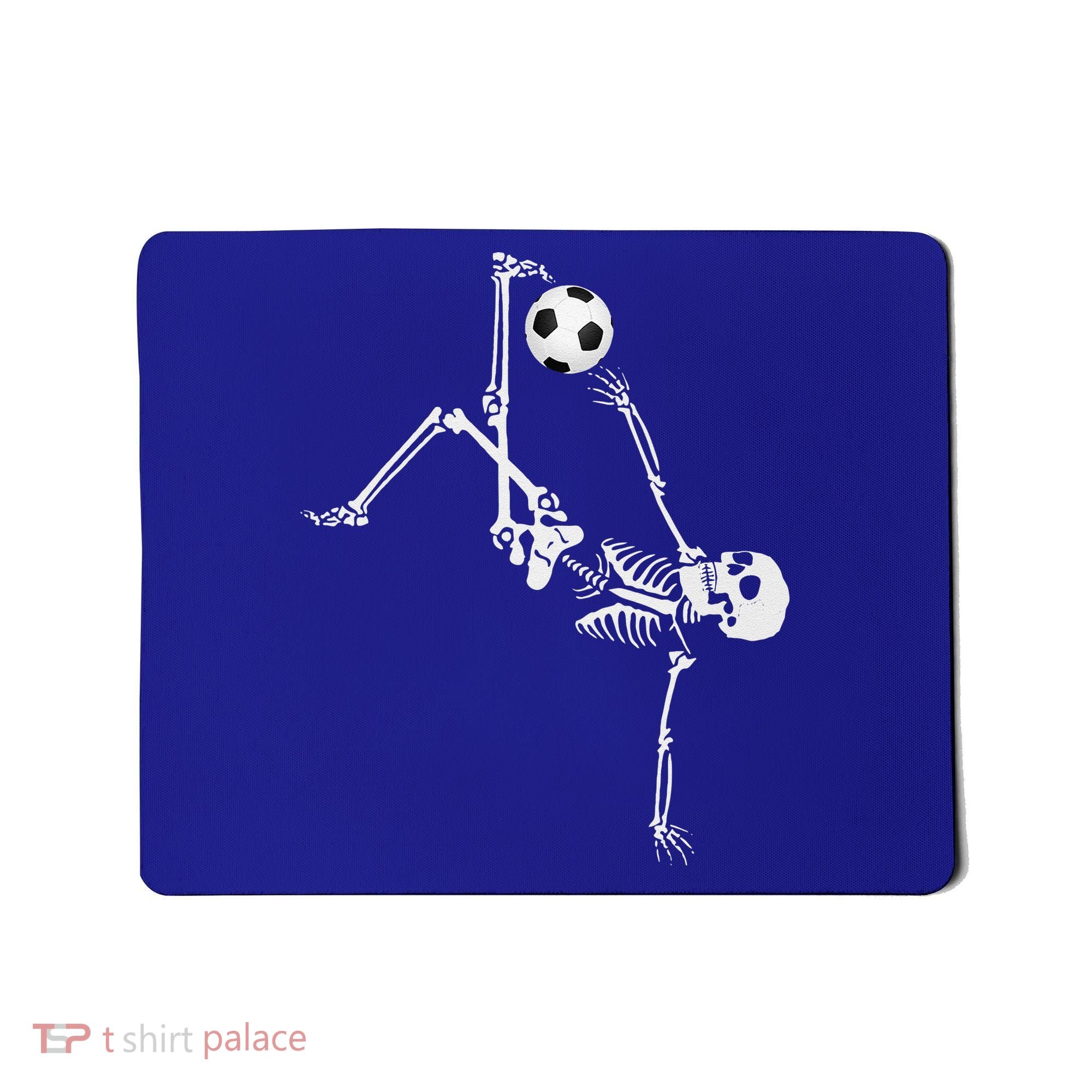 Soccer Skeleton Halloween Soccer Bicycle Kick Mousepad