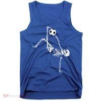 Soccer Skeleton Halloween Soccer Bicycle Kick Tank Top thumb 0