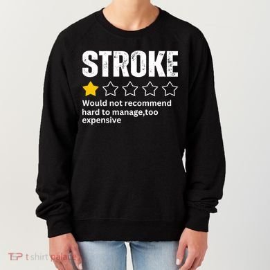 Stroke Survivor Heart Disease Warrior Fighter Cardiac Arrest Gift Women's Sweatshirt