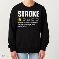 Stroke Survivor Heart Disease Warrior Fighter Cardiac Arrest Gift Women's Sweatshirt thumb 0