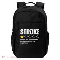 Stroke Survivor Heart Disease Warrior Fighter Cardiac Arrest Gift Backpack thumb 0
