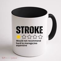 Stroke Survivor Heart Disease Warrior Fighter Cardiac Arrest Gift Coffee Mug thumb 1