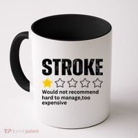 Stroke Survivor Heart Disease Warrior Fighter Cardiac Arrest Gift Coffee Mug thumb 0