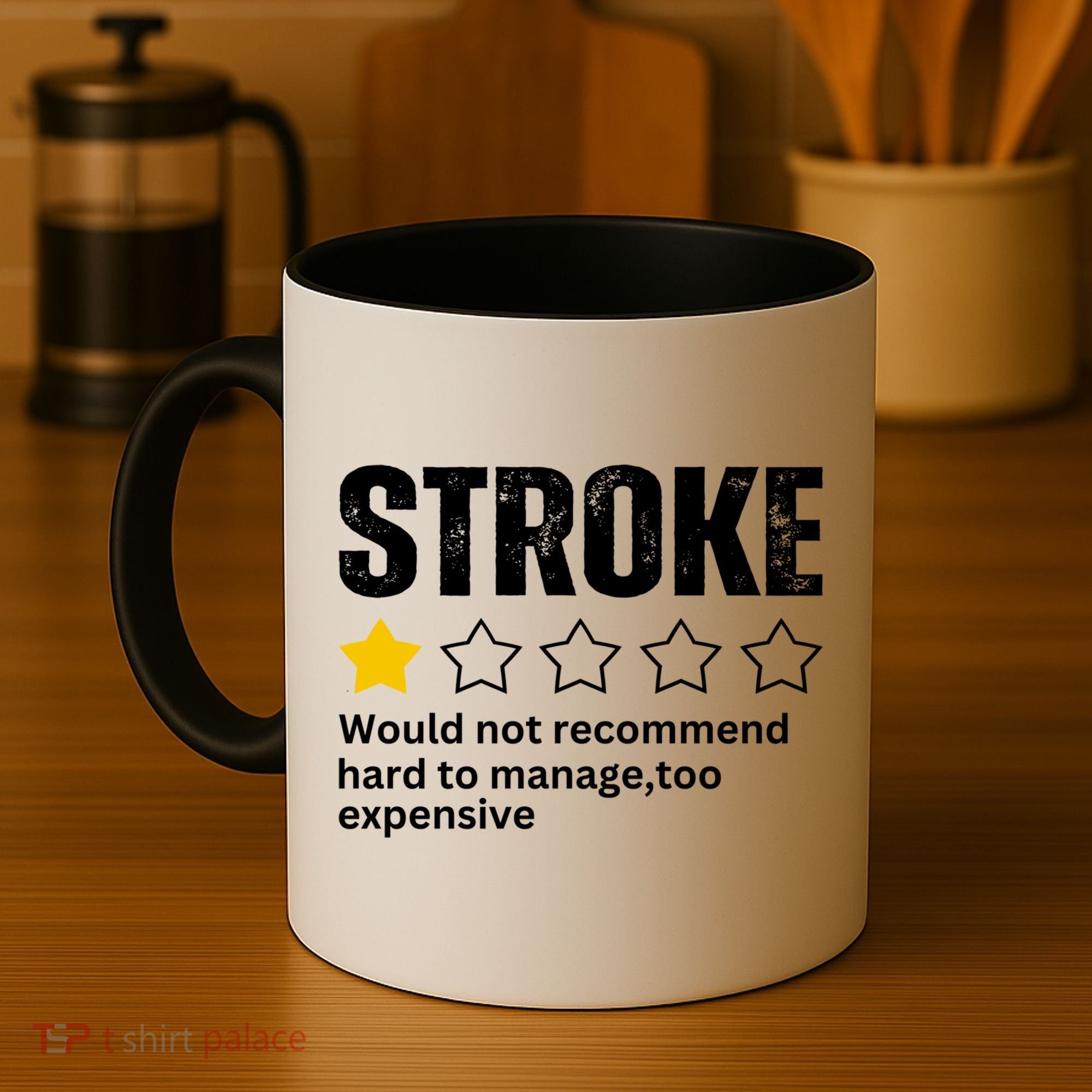 Stroke Survivor Heart Disease Warrior Fighter Cardiac Arrest Gift Coffee Mug