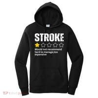 Stroke Survivor Heart Disease Warrior Fighter Cardiac Arrest Gift Women's Hoodie thumb 0