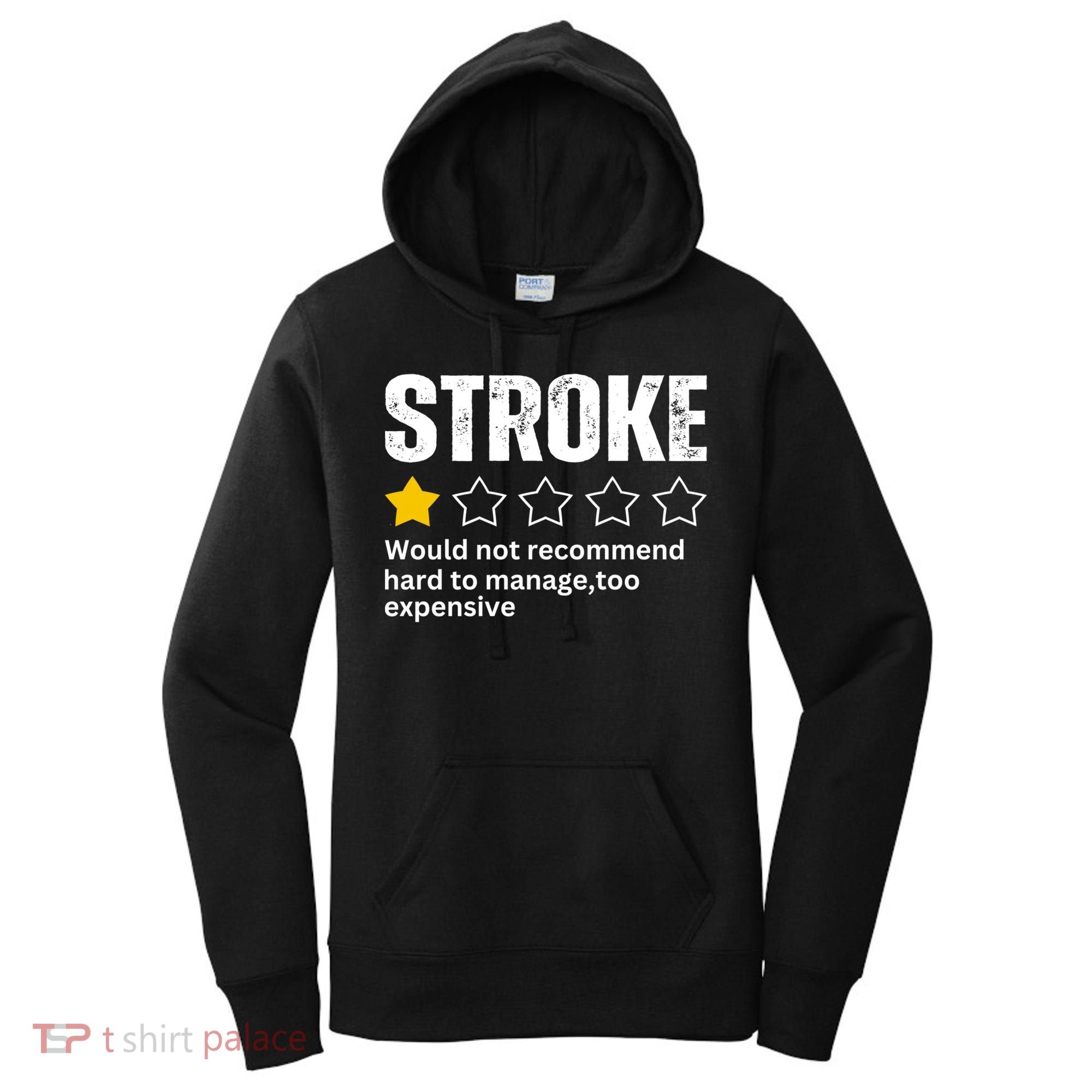 Stroke Survivor Heart Disease Warrior Fighter Cardiac Arrest Gift Women's Hoodie