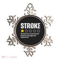 Stroke Survivor Heart Disease Warrior Fighter Cardiac Arrest Gift Ornament thumb 0