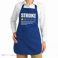 Stroke Survivor Heart Disease Warrior Fighter Cardiac Arrest Gift Apron thumb 2