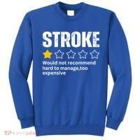 Stroke Survivor Heart Disease Warrior Fighter Cardiac Arrest Gift Sweatshirt thumb 0