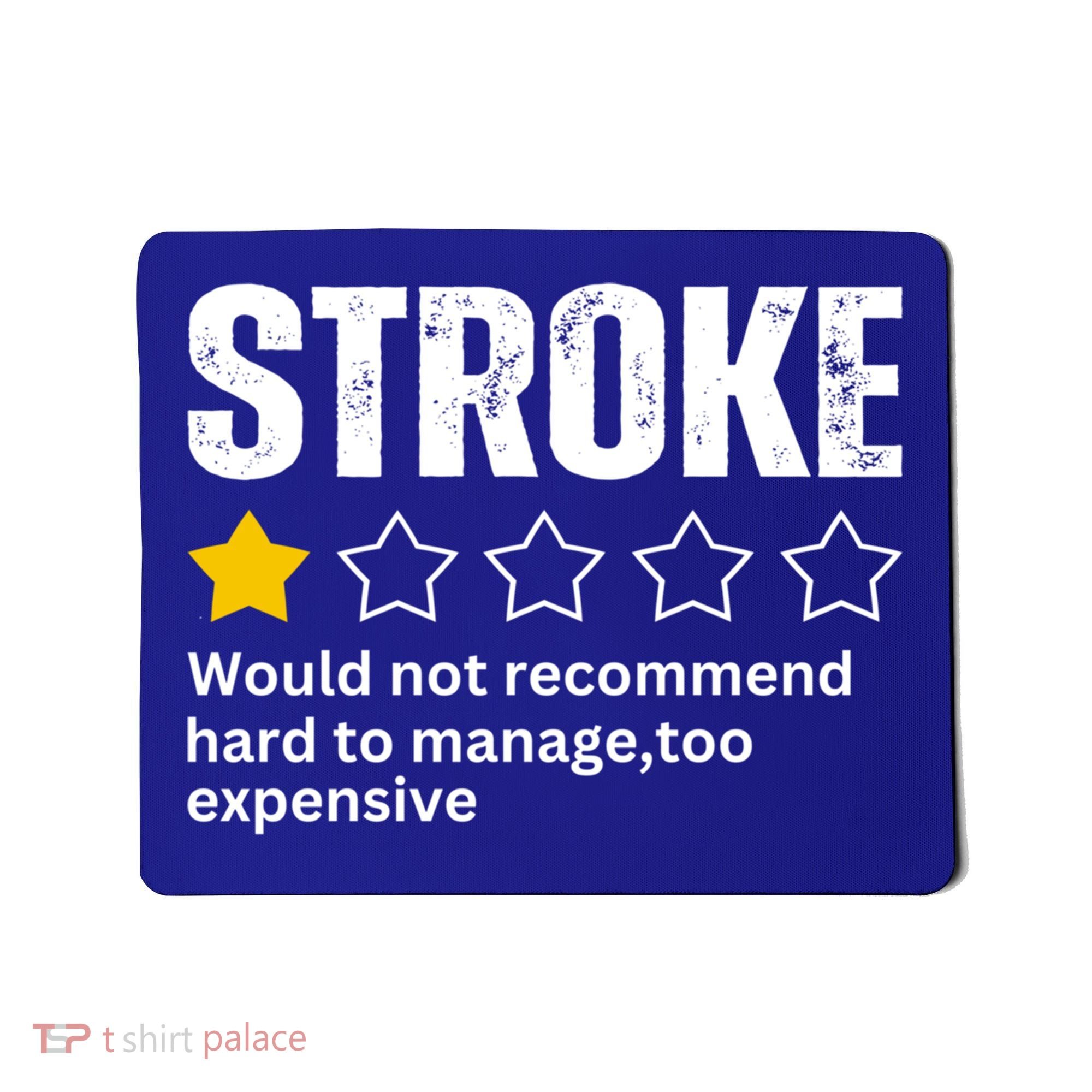 Stroke Survivor Heart Disease Warrior Fighter Cardiac Arrest Gift Mousepad