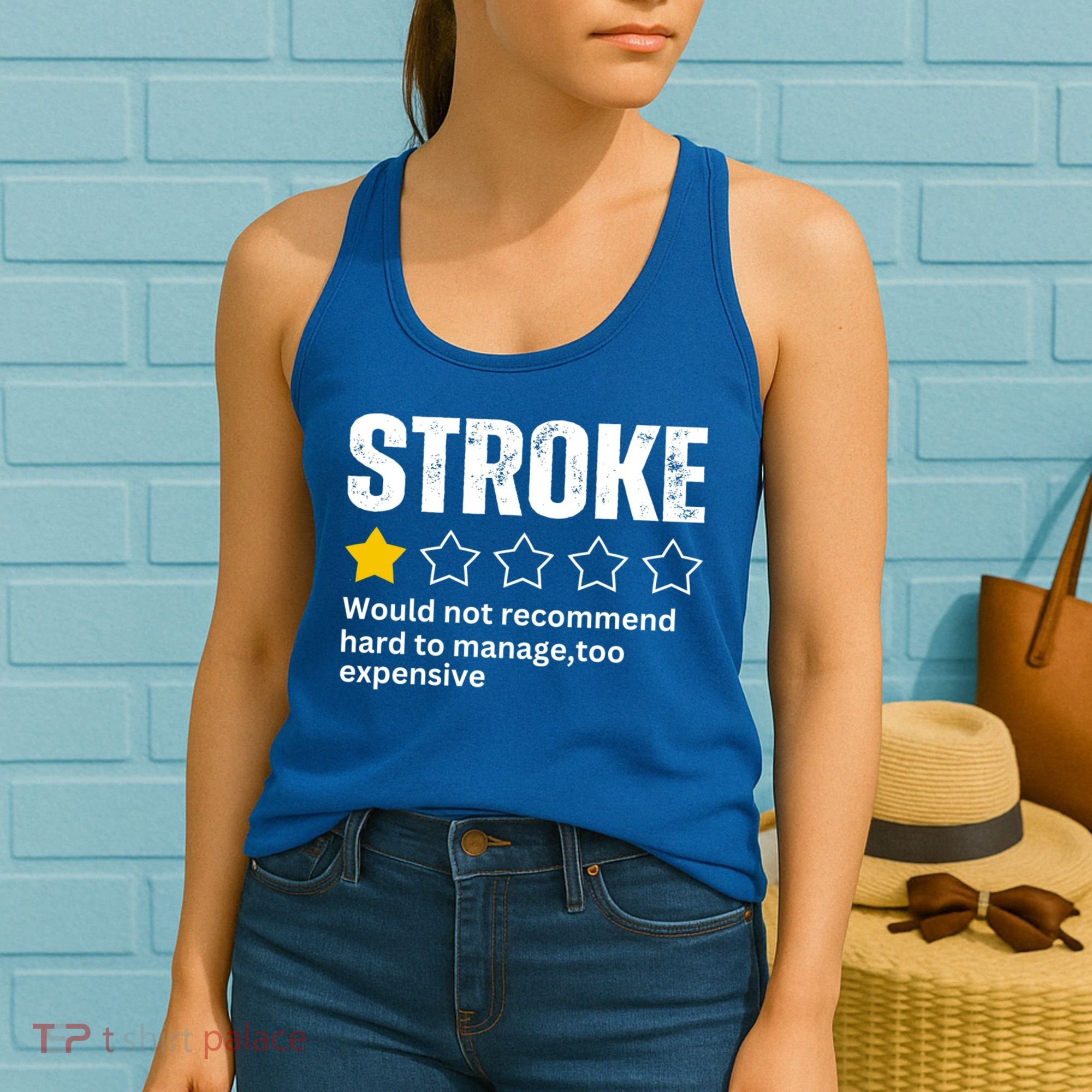 Stroke Survivor Heart Disease Warrior Fighter Cardiac Arrest Gift Women's Tank Top