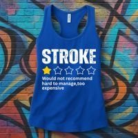 Stroke Survivor Heart Disease Warrior Fighter Cardiac Arrest Gift Women's Tank Top thumb 3
