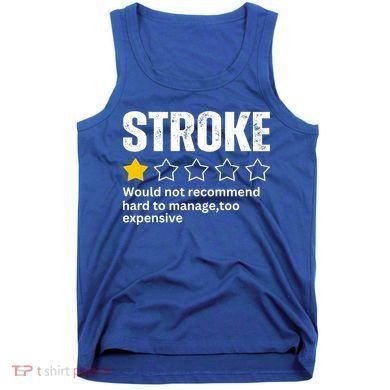 Stroke Survivor Heart Disease Warrior Fighter Cardiac Arrest Gift Tank Top