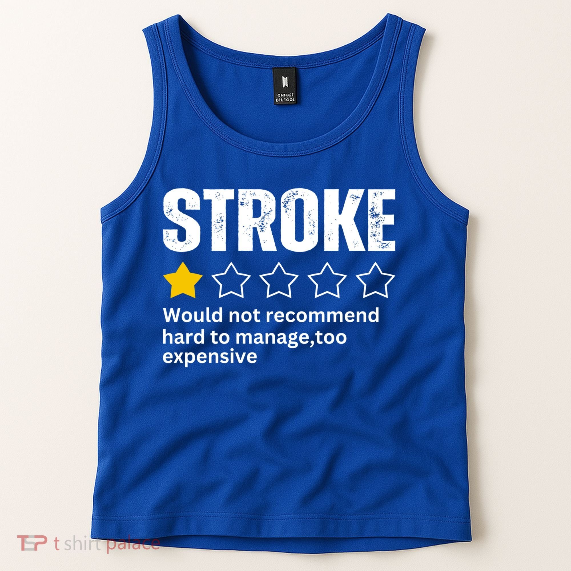 Stroke Survivor Heart Disease Warrior Fighter Cardiac Arrest Gift Tank Top