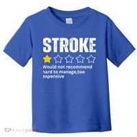 Stroke Survivor Heart Disease Warrior Fighter Cardiac Arrest Gift Toddler T-Shirt thumb 0