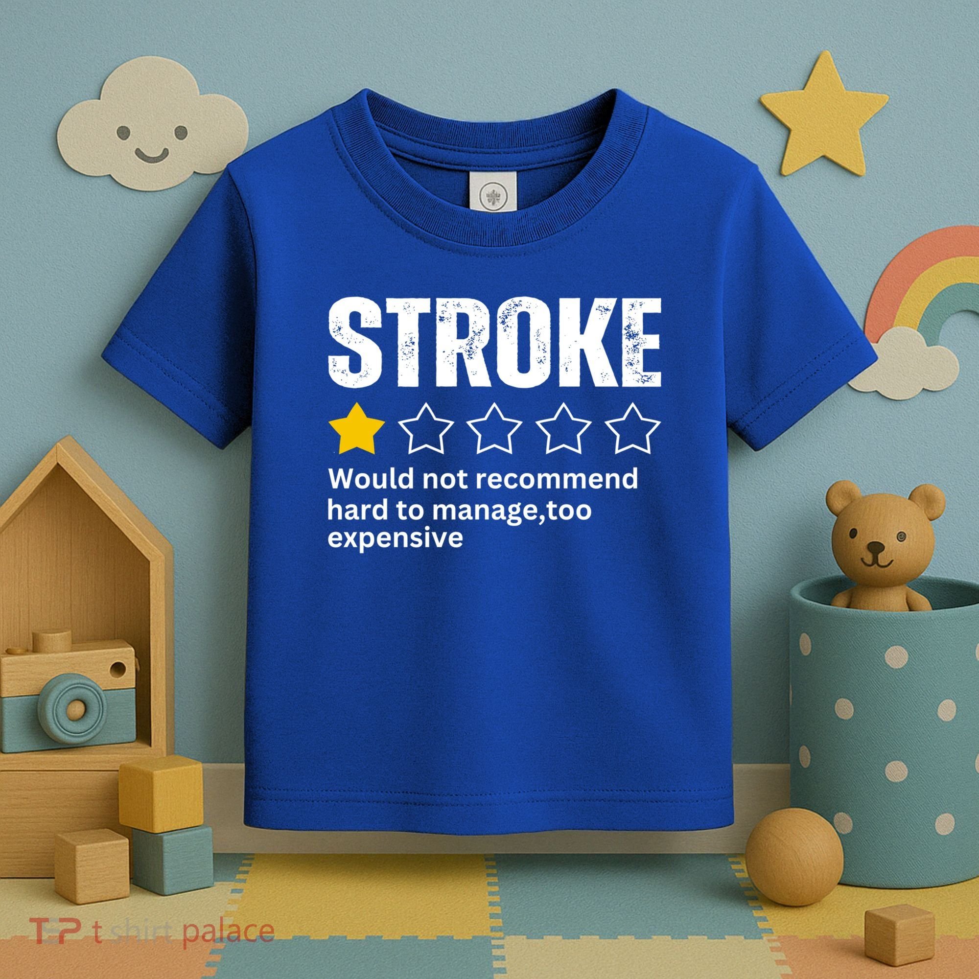 Stroke Survivor Heart Disease Warrior Fighter Cardiac Arrest Gift Toddler T-Shirt