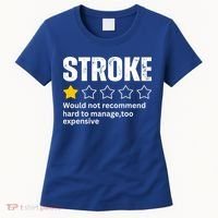 Stroke Survivor Heart Disease Warrior Fighter Cardiac Arrest Gift Women's T-Shirt thumb 0